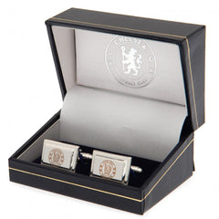 Chelsea FC Silver Plated Cufflinks  - Official Merchandise Gifts