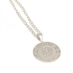 Chelsea FC Silver Plated Pendant & Chain XL  - Official Merchandise Gifts