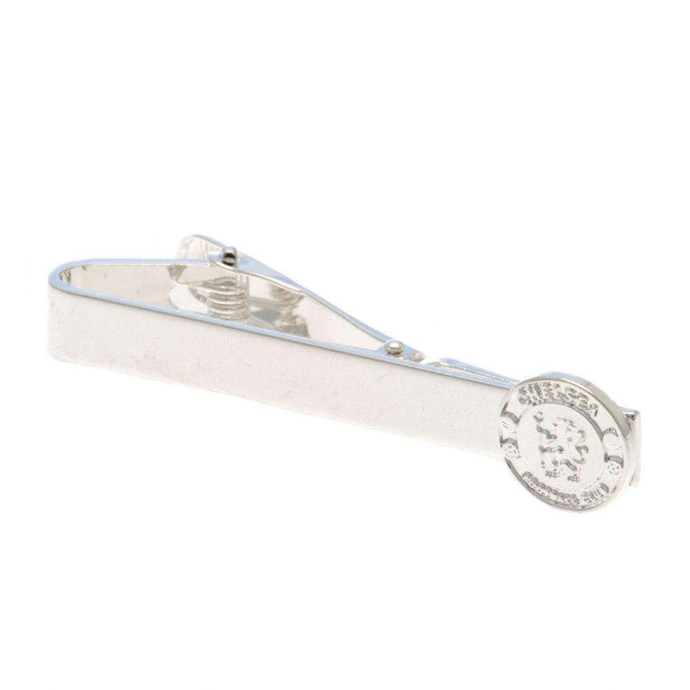Chelsea FC Silver Plated Tie Slide  - Official Merchandise Gifts