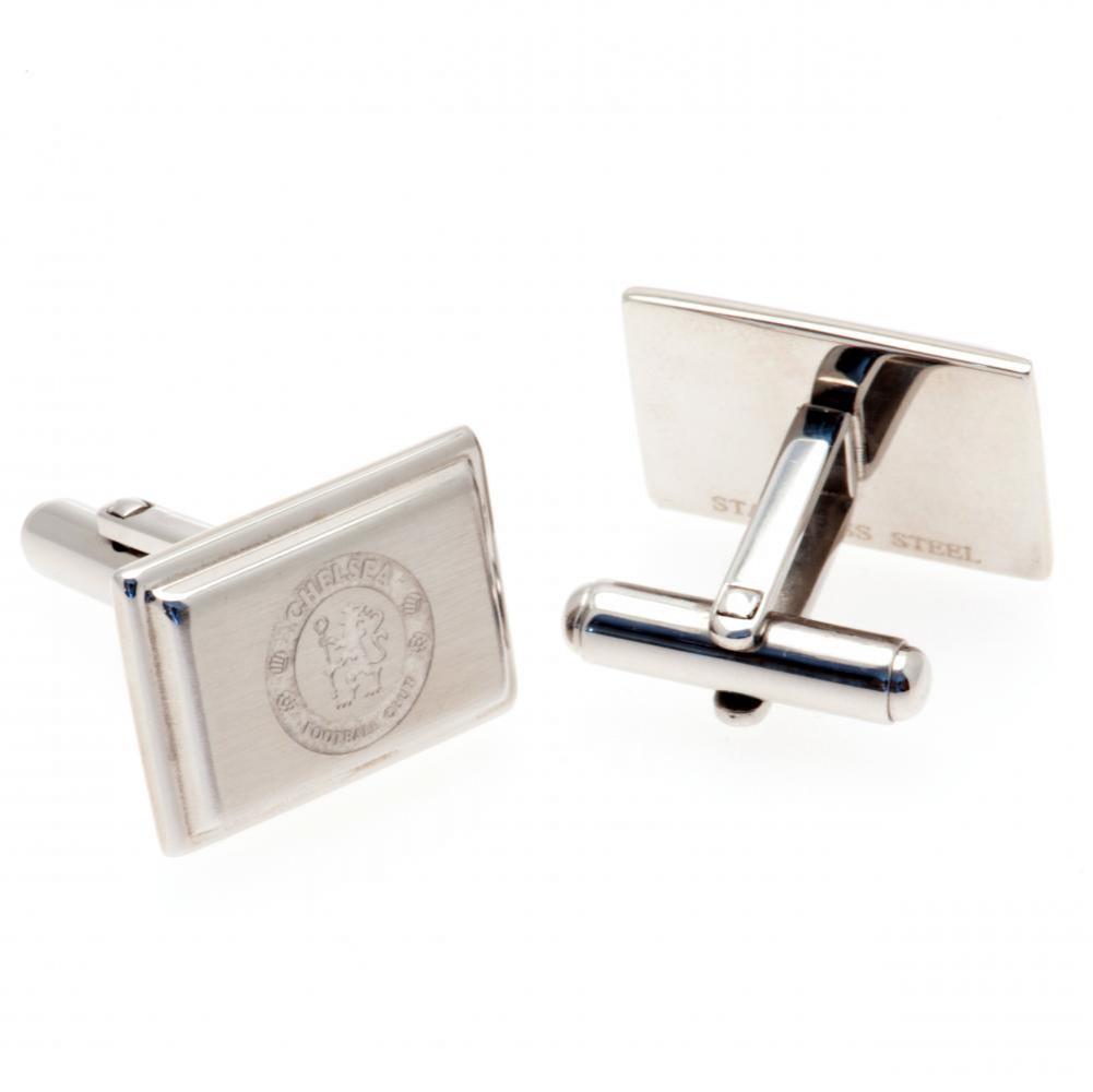 Chelsea FC Stainless Steel Cufflinks  - Official Merchandise Gifts