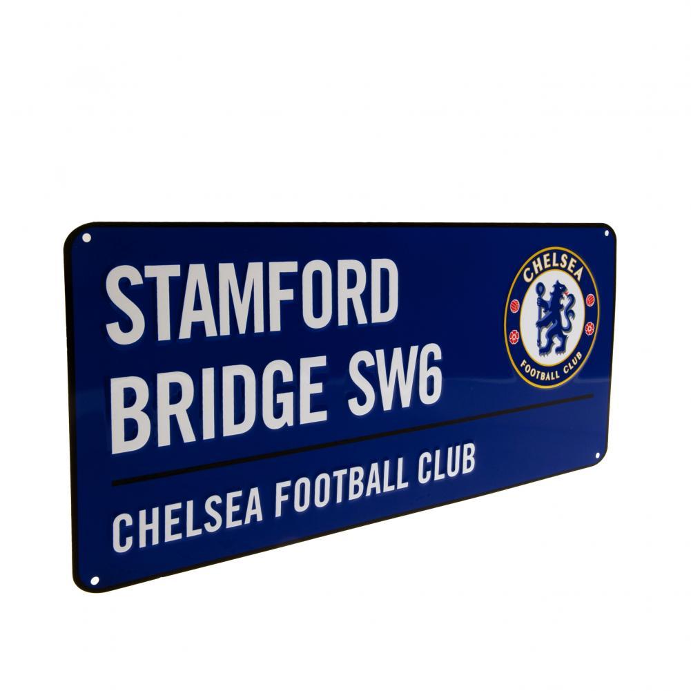 Chelsea FC Street Sign BL  - Official Merchandise Gifts