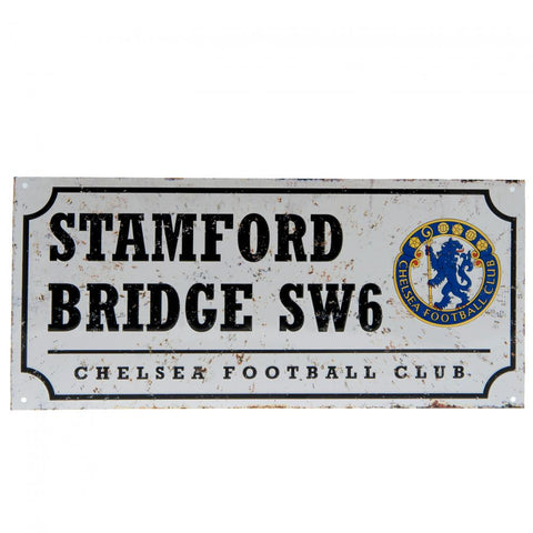 Chelsea FC Street Sign Retro  - Official Merchandise Gifts