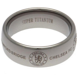 Chelsea FC Super Titanium Ring Medium  - Official Merchandise Gifts