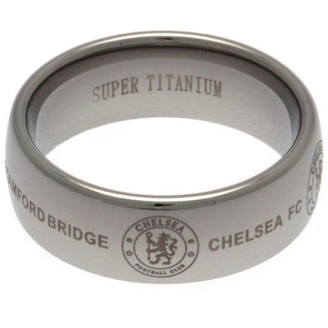 Chelsea FC Super Titanium Ring Medium  - Official Merchandise Gifts