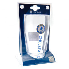 Chelsea FC Tulip Pint Glass  - Official Merchandise Gifts