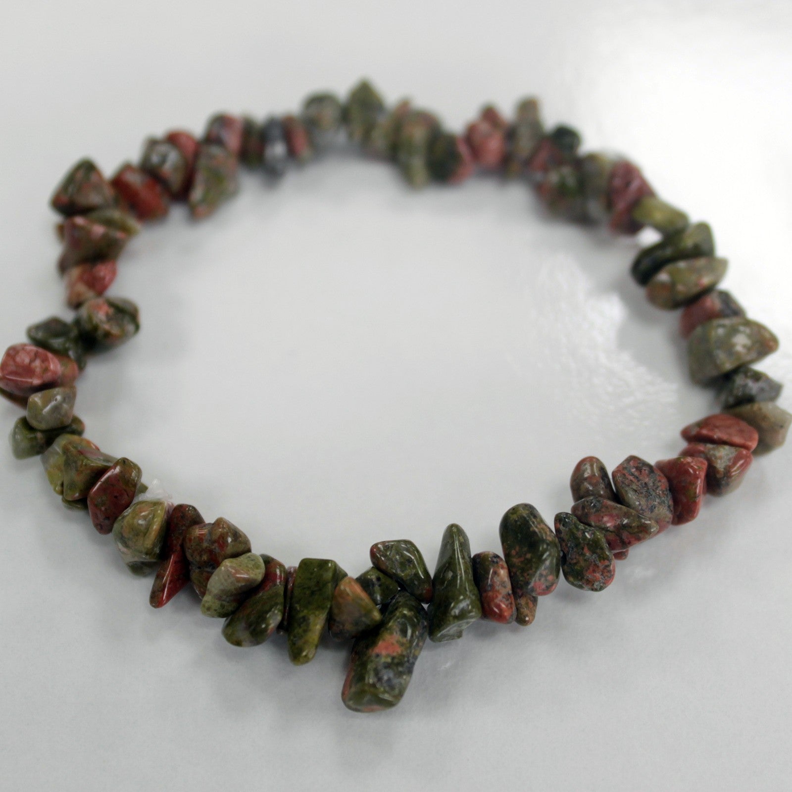 Chipstone Bracelet - Green Jasper