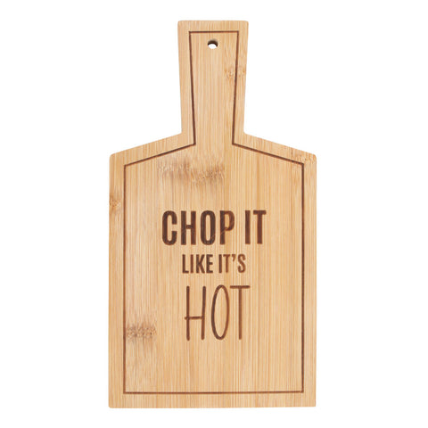 Chop It Like It's Hot Bamboo Serving Board