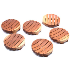 Classic Mahogany Soap Dish - Round