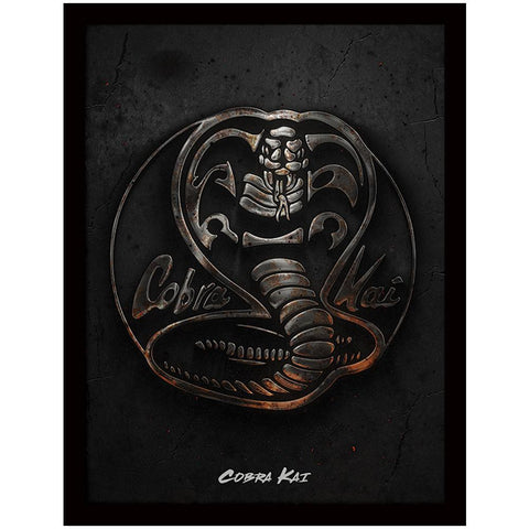 Cobra Kai Framed Picture 16 x 12  - Official Merchandise Gifts