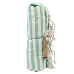 Cotton Pario Throw - 100x180 cm - Picnic Green