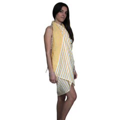 Cotton Pario Throw - 100x180 cm - Sunny Yellow