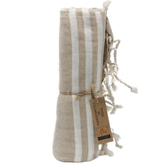 Cotton Pario Throw - 100x180 cm - Warm Sand
