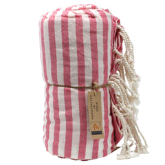 Cotton Pario Towel - 100x180 cm - Hot Pink
