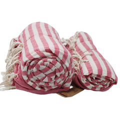 Cotton Pario Towel - 100x180 cm - Hot Pink