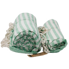 Cotton Pario Towel - 100x180 cm - Picnic Green