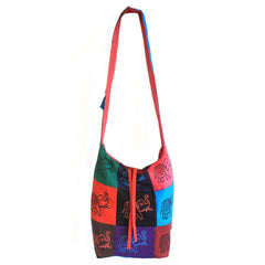 Cotton Patch Sling Bags - Elephant
