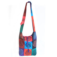 Cotton Patch Sling Bags - Spiral