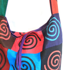 Cotton Patch Sling Bags - Spiral