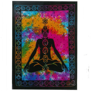 Cotton Wall Art - Chakra Buddha