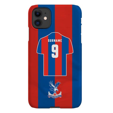 Crystal Palace FC Personalised iPhone 11 Snap Case