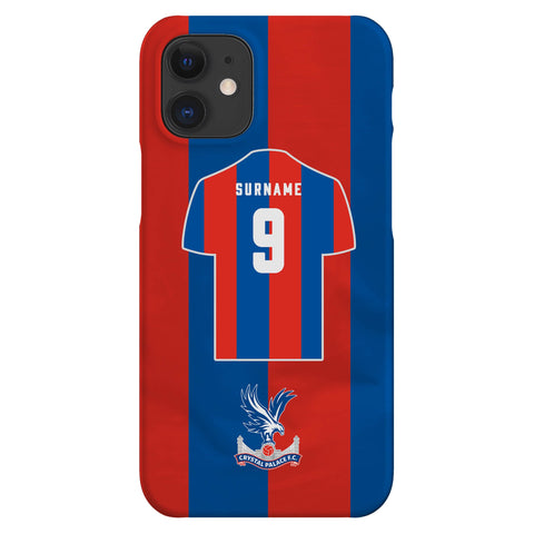 Crystal Palace FC Personalised iPhone 12 Mini Snap Case