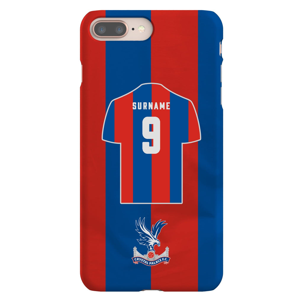 Crystal Palace FC Personalised iPhone 8 Plus Snap Case