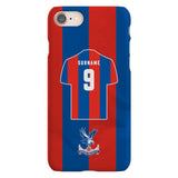 Crystal Palace FC Personalised iPhone 8 Snap Case
