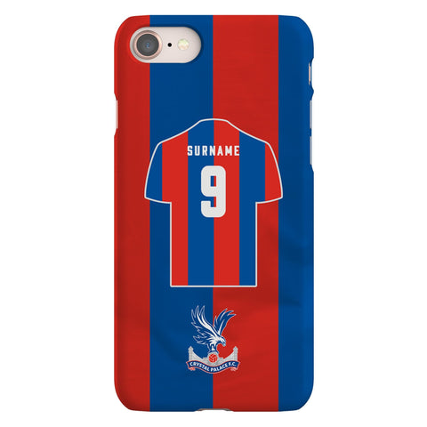 Crystal Palace FC Personalised iPhone 8 Snap Case