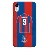 Crystal Palace FC Personalised iPhone XR Snap Case