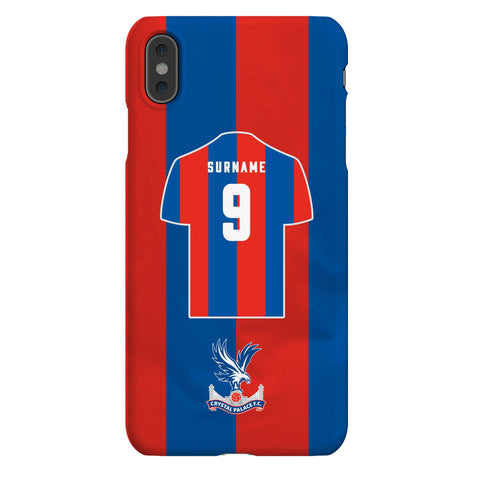 Crystal Palace FC Personalised iPhone XS Max Snap Case