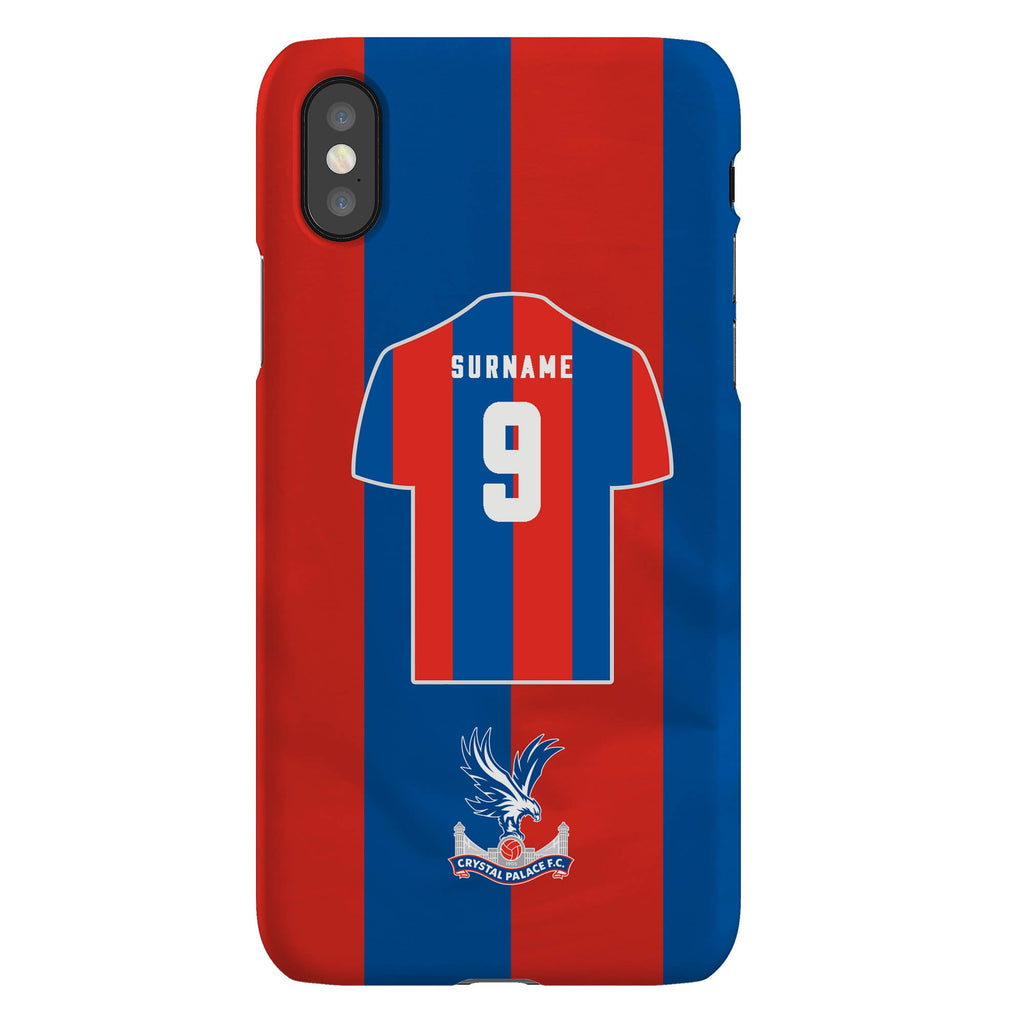 Crystal Palace FC Personalised iPhone XS Snap Case