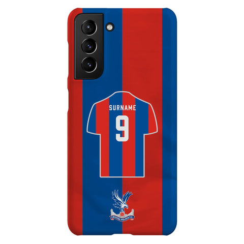 Crystal Palace FC Personalised Samsung Galaxy S21 Plus Snap Case