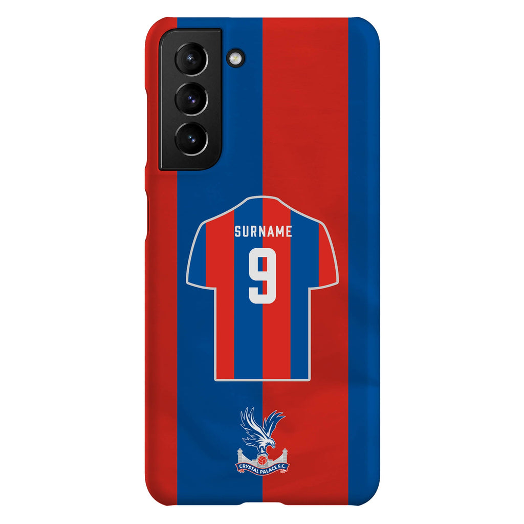 Crystal Palace FC Personalised Samsung Galaxy S21 Snap Case