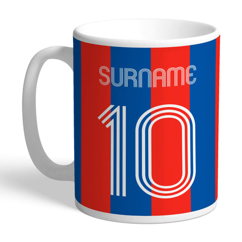 Crystal Palace FC Retro Shirt Mug - Official Merchandise Gifts