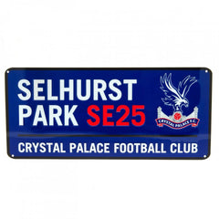 Crystal Palace FC Street Sign BL  - Official Merchandise Gifts