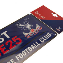 Crystal Palace FC Street Sign BL  - Official Merchandise Gifts