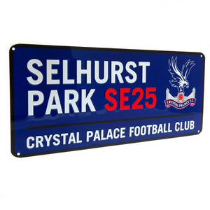 Crystal Palace FC Street Sign BL  - Official Merchandise Gifts