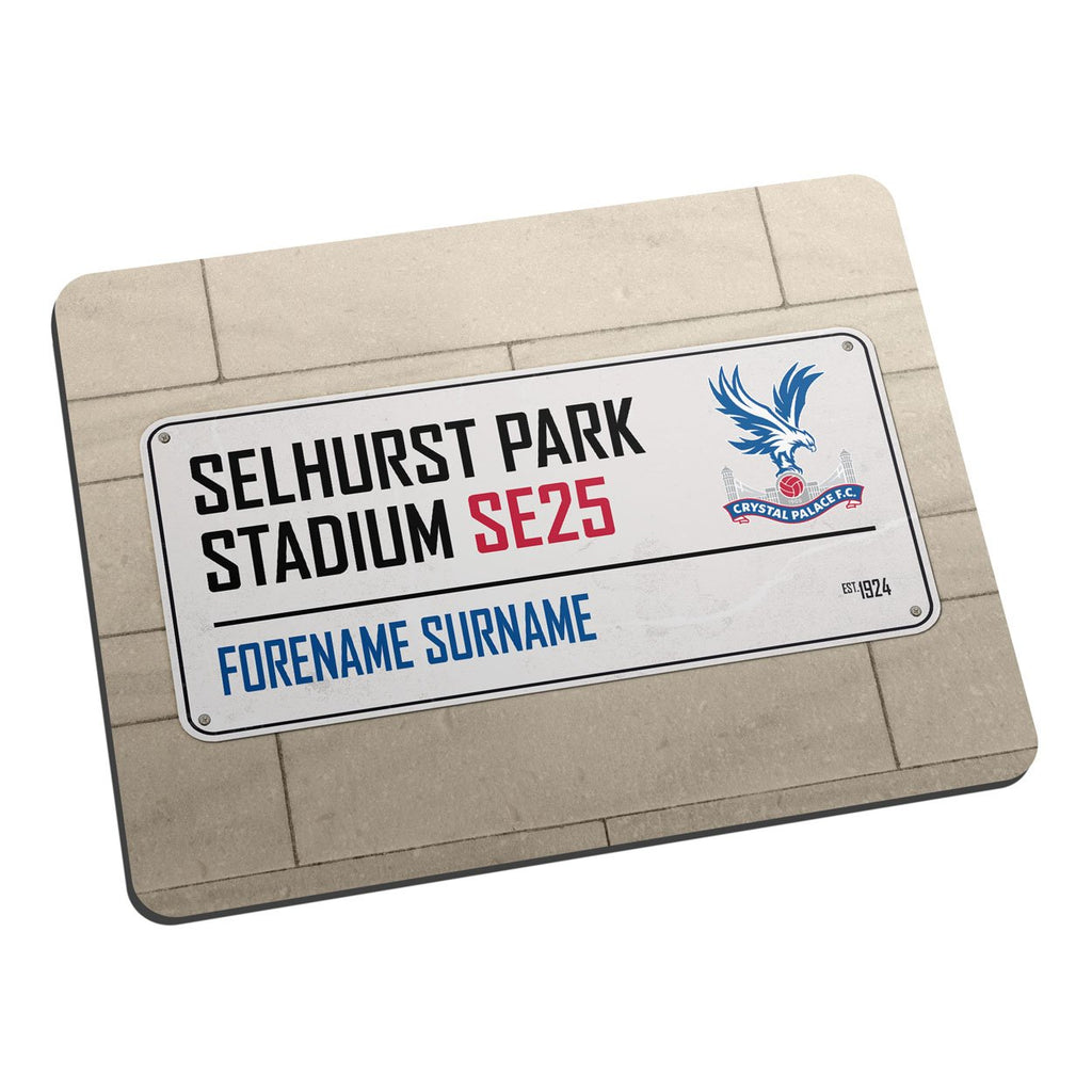 Crystal Palace FC Street Sign Mouse Mat - Official Merchandise Gifts