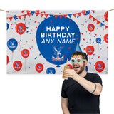 Crystal Palace Personalised Banner (5ft x 3ft, Balloons Design)