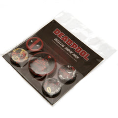 Deadpool Button Badge Set  - Official Merchandise Gifts