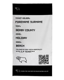 Derby County Beach Towel (Personalised Fans Ticket Design)