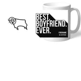Personalised Derby County Best Boyfriend Ever Mug