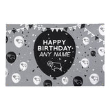 Derby County Personalised Banner (5ft x 3ft, Balloons Design)
