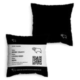 Derby County Personalised Cushion - Fans Ticket (18")