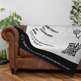 Derby County Personalised Fleece Blanket (Fans Ticket Design)