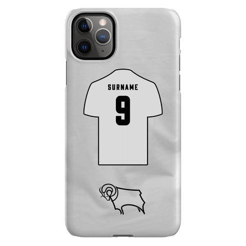 Derby County Personalised iPhone 11 Pro Max Snap Case