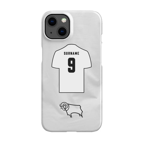 Derby County Personalised iPhone 13 Snap Case
