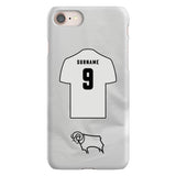 Derby County Personalised iPhone 8 Snap Case
