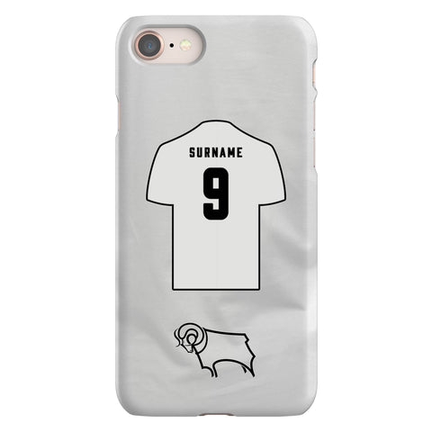 Derby County Personalised iPhone 8 Snap Case