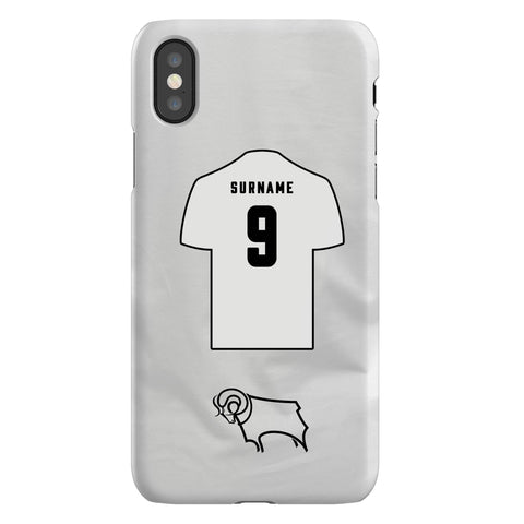 Derby County Personalised iPhone XS Snap Case